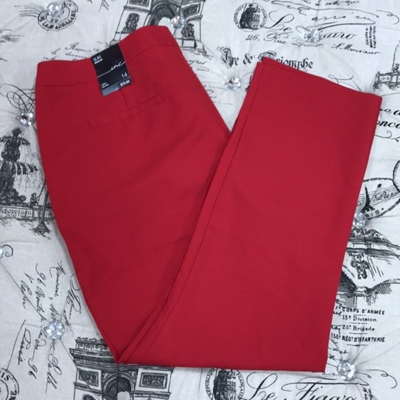 INC International Concepts Cropped Straight-Leg Pant - Picture 6 of 6